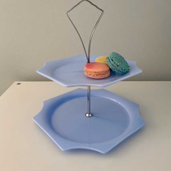 Vintage pastel blue stand - Picture 6 of 12